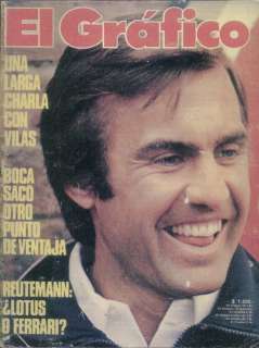 TENNIS GUILLERMO VILAS & CARLOS REUTEMANN Mag Arg 1978  