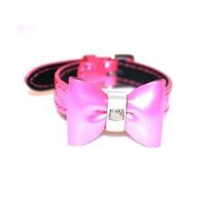  Loungefly Hello Kitty Pink Embossed Bow Bracelet 
