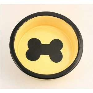 Luxury Ceramic Dog Bowls LG Yellow Bone
