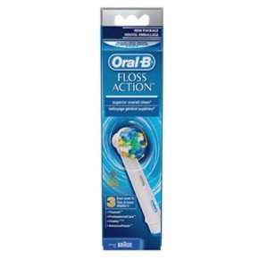  Braun Oral B Floss Action Replacement Toothbrush 3 Brushes 