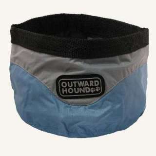 Kyjen Outward Hound Designer Dog PORT A BOWL Blue 24 oz 700603053679 