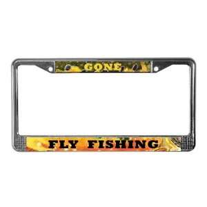  Brook Trout Fly Fishing Sports License Plate Frame by 