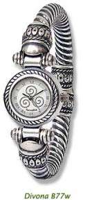 Ladies Celtic Silver Triskele Irish Made Bangle Watch  