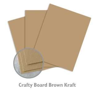  Crafty Board Brown Kraft Cardstock   108/Carton Office 