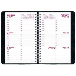 Brownline 2011 Weekly Planner, Twin Wire, Black, 8 x 5 Inches (CB75 