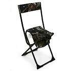 Camouflage Dove Stool Chair with Cooler Pouch and Back