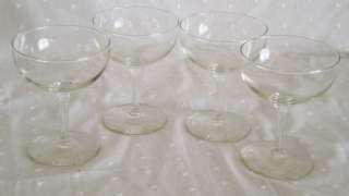 Libbey Citation Champagne Sherbet Glasses Set of 4  