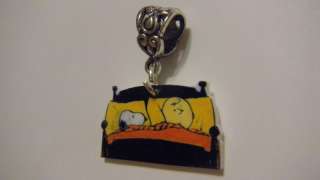 Charlie Brown and Snoopy Pendant resting charm adorable  