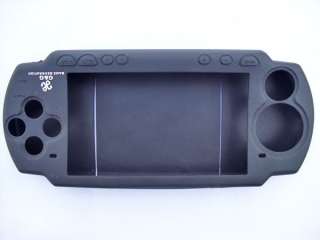 New Silicon Rubber Case For PSP Slim&Lite Black  