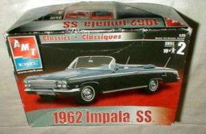1962 CHEVY SS IMPALA CLASSIC AMT #8209 1HD 2002 Model Car Kit  