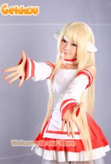 Chobits Chi Cosplay Wig Costume 120Cm  