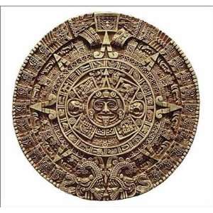  Aztec Solar Calendar Wall Relief   Large 