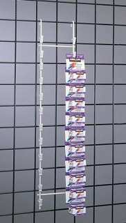   Almond   Double Strips 24 Clip Hanging Chipper Display Racks  
