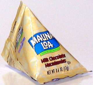 MILK CHOCOLATE MAUNA LOA MACADAMIA NUTS 144 TRIANGLE PACKS  