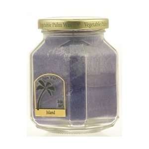 Aloha Bay Palm Wax Candles   Island (Indigo)   Scented Deco Jars 8.5 