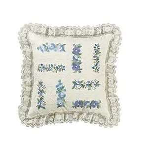  Shades of Blue Candlewicking Embroidery Pillow Kit Arts 