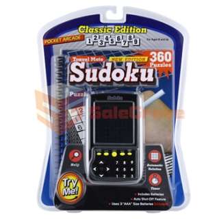Electronic Handheld Sudoku Portable Puzzle Games Player  