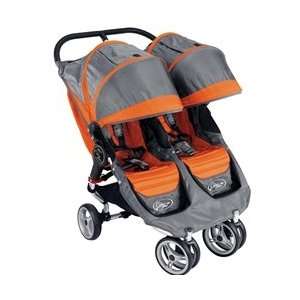  Baby Jogger City Mini Double Stroller   Orange/Gray (2011 