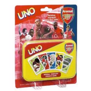    Arsenal FC Football Uno Card Game   Highbury Legends Toys & Games