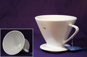 CILIO Porcelain Coffee Filter Holder #4  