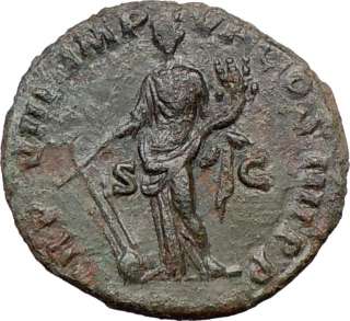   Quality Dupondius Authentic Ancient Genuine Roman Coin FORTUNE  