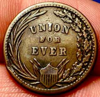 OLD US COINS CIVIL WAR TOKEN 1863 DESIRABLE PIECE  