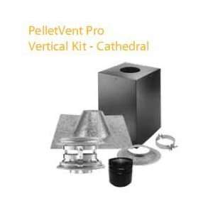   in. Pelletvent Pro Vertical Kit For Cathedral Ceilings