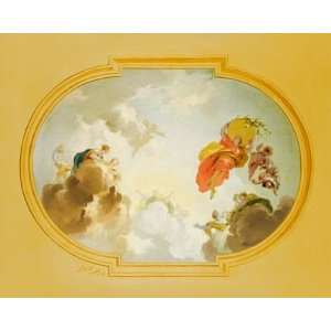  Ceiling Depicting Apotheosis Golden Wall Mural