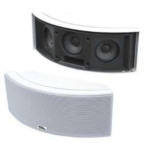  Outdoor Waterproof Center Channel Speaker (White) (Pair) Electronics