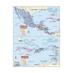  Universal Map 2437627 Central America Primary Wall Map 