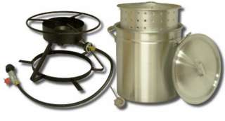 New 50 Quart Outdoor Propane Cooker Cooking Boiler Steamer w/ Aluminum 