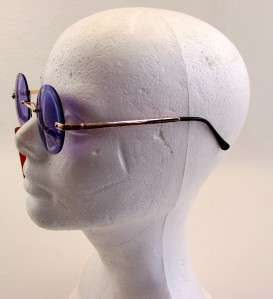 Peace Sign Purple Costume Party Glasses Sunglasses NEW  
