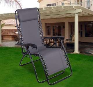 New Zero Gravity Lounge Chair Foldable Outdoor Patio Garden Recliner 