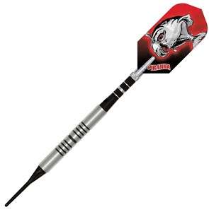 PIRANHA 80% TUNGSTEN 14 GRAM SOFT TIP DARTS 68546  