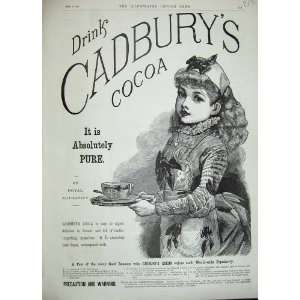   Advertisement CadburyS Cocoa Chocolate Drink Girl