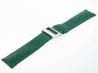 Jacob & Co. 22mm Genuine Green Crocodile Leather Watch Band Strap 