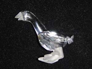   Vintage SWAROVSKI Silver Crystal Figurine Goose in Box  