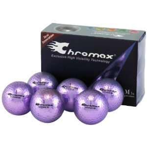  Chromax M1 Golf Balls (Purple), Pack of 6 Sports 