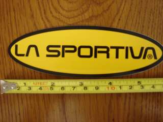 LA SPORTIVA Sticker Decal Yellow Oval  