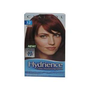 Clairol Hydrience Hair Color Cream, 32 Hibiscus Dark Red 