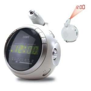  COBY AM/FM Alarm Clock Radio with Time Projector CRA78 