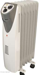 NX2 Dayton Electric Oil Filled Radiator Heater With Built In 
