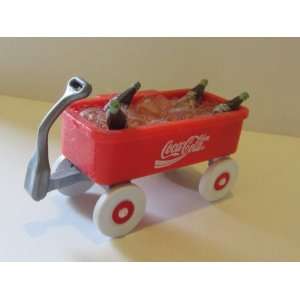  Coca Cola Red Wagon with Cokes and Ice Fridge Magnet (1999 