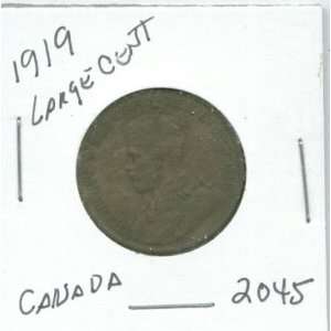  1919 Canada Large Cent in 2x2 coin holder #2045 