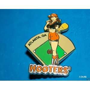  Hooters Baseball Girl Collectors Lapel Hat Pin 