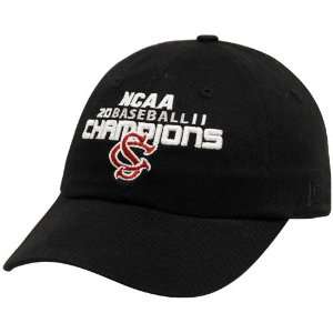   College World Series Champions Ladies Black Adjustable Hat  Sports