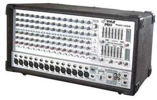 Pyle Pro PMX1406 14 Ch 1200W Digital Powered Mixer DSP  