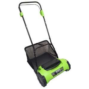   Cordless Electric Reel Lawn Mower with Grass Bag Patio, Lawn & Garden