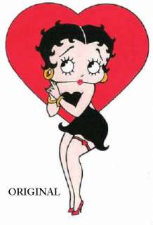 Betty Boop w Heart Cross Stitch Pattern  