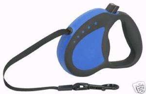 16 Ft. Retractable Blue Dog Leash for up to 110lbs. NEW  
